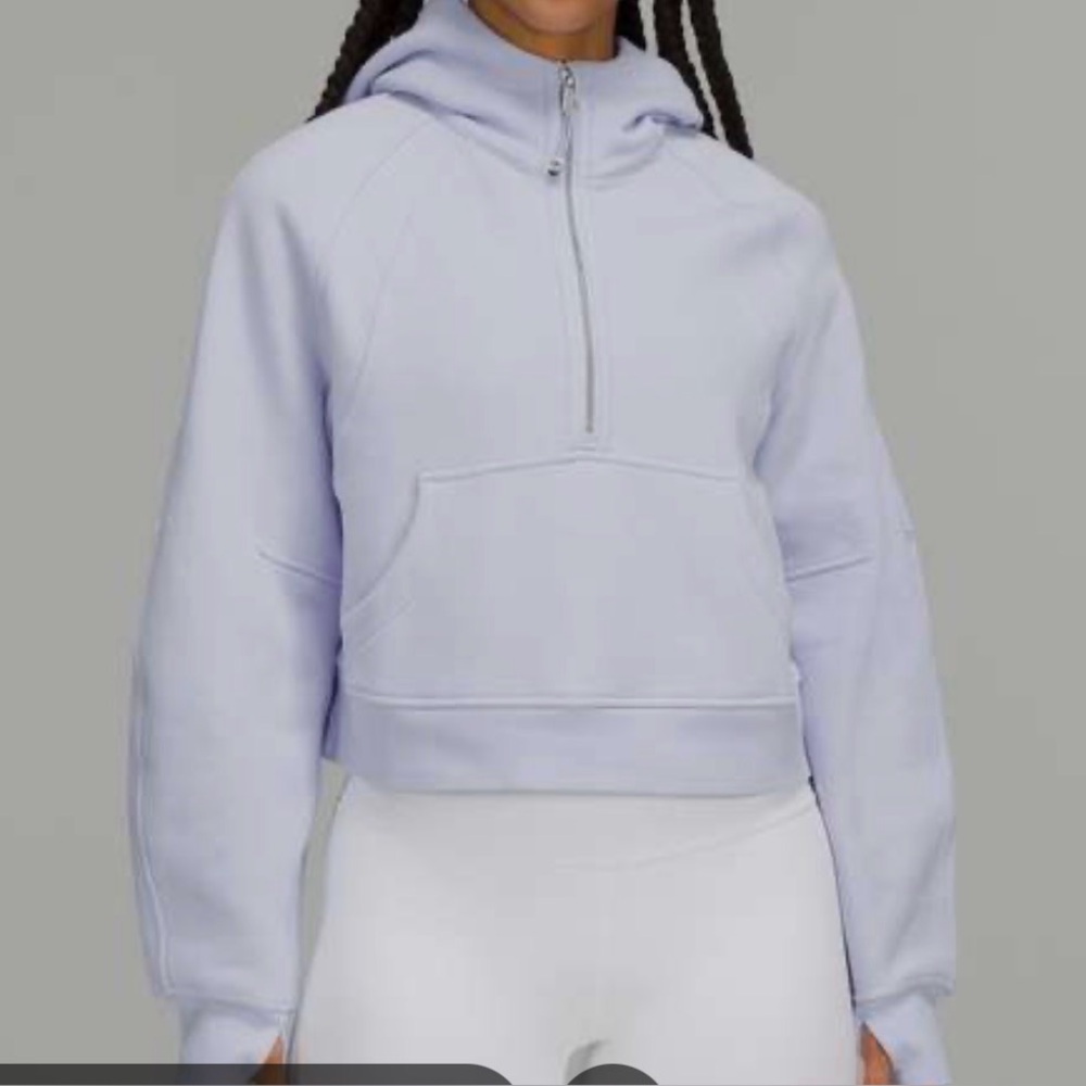 lululemon athletica Cropped scuba Hoodie